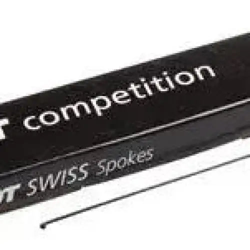 (QBP) DT Swiss Competition Spoke 2.0/1.8/2.0mm J-bend Black DT Swiss