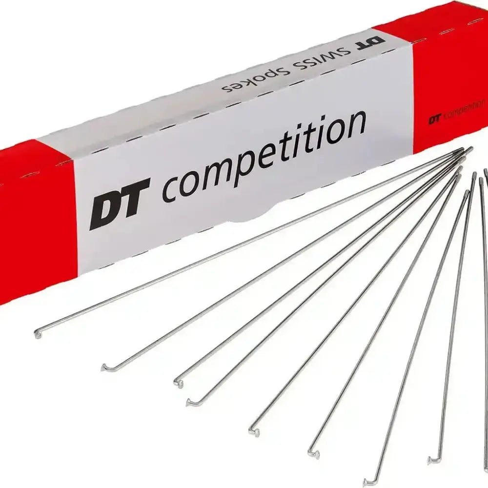 (QBP) DT Swiss Competition Spoke 2.0/1.8/2.0mm J-bend Silver DT Swiss