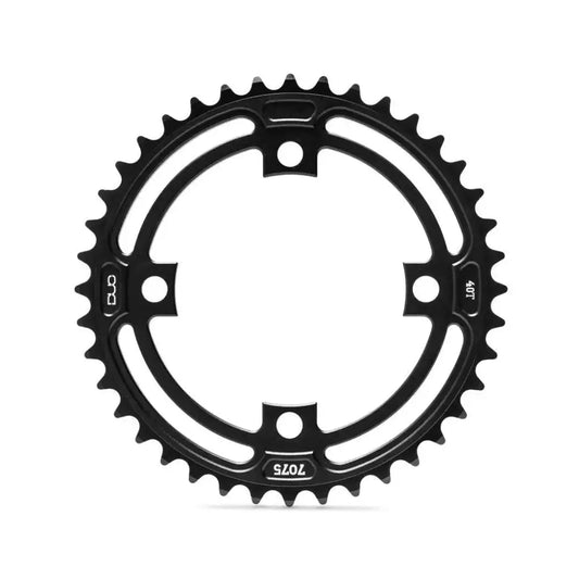 DUO Brand CNC Chainring 104 BCD Black - Reggies BMX