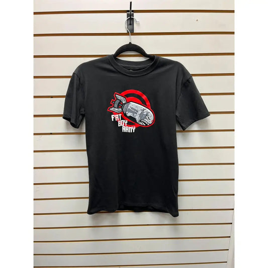 Fat Boy Army T-Shirt Black Youth - Reggies BMX