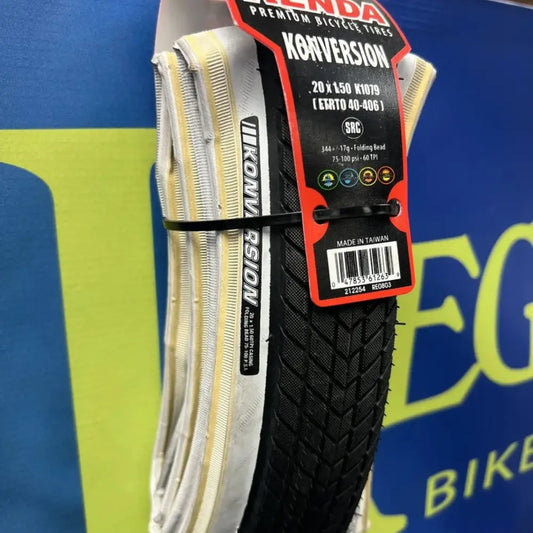 (Ready to put OLD GOES IN GARAGE SALE SECTION) Kenda Konversion 60TPI Tire (White Wall) Kenda