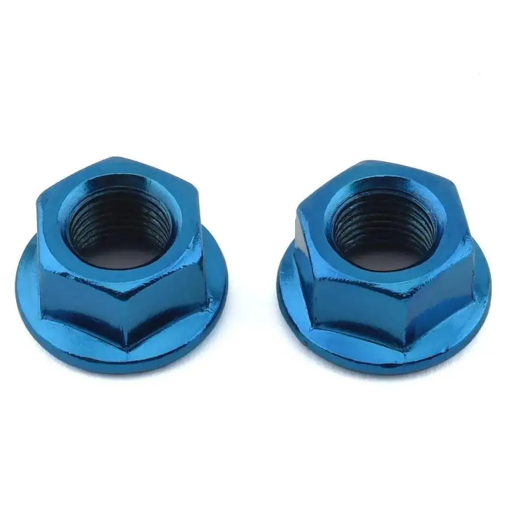 MCS Hub Parts ED 3/8" (10mm) Hub Axle Nuts (Pair) - Reggies BMX