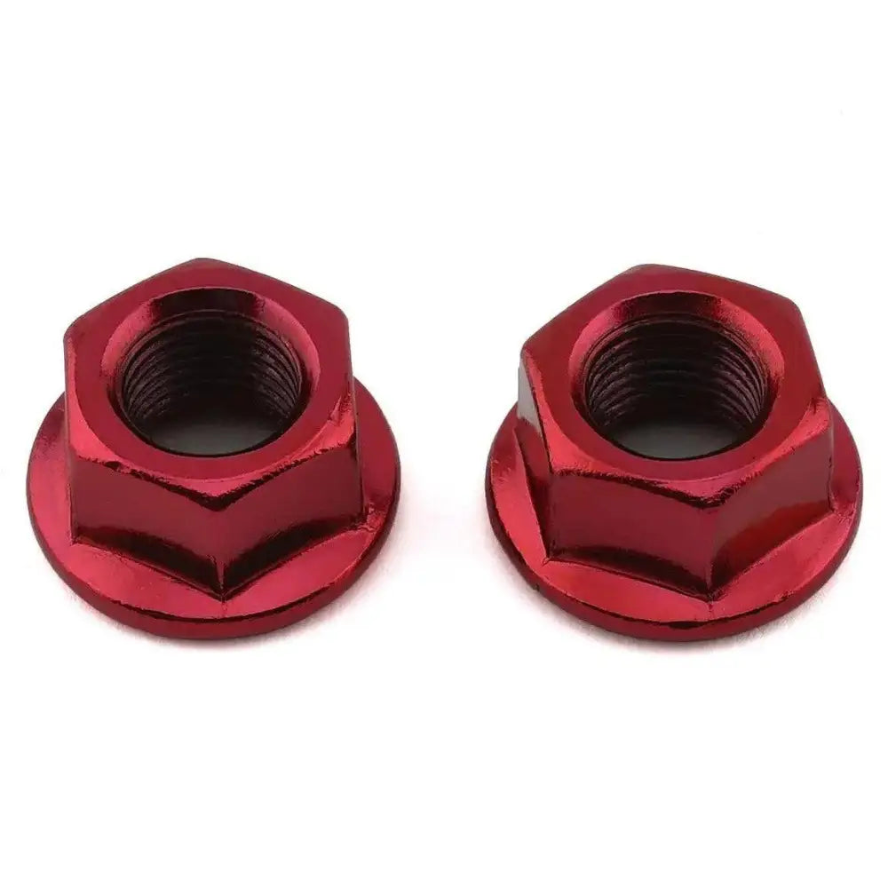 MCS Hub Parts ED 3/8" (10mm) Hub Axle Nuts (Pair) - Reggies BMX