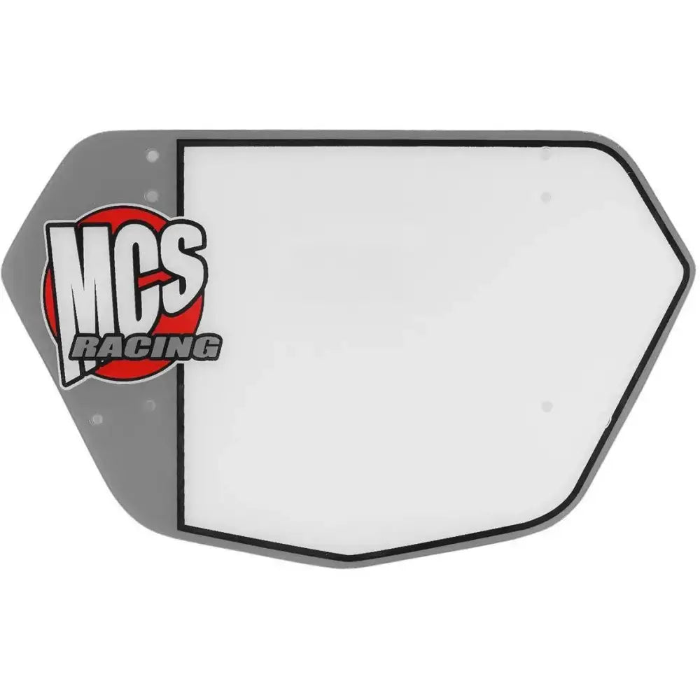 MCS Pro Numberplate - Reggies BMX