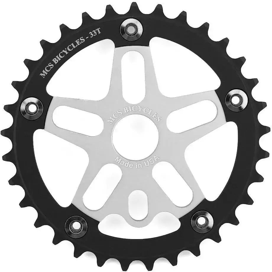 MCS Spider and Chainring Alloy Combo 5-Bolt 110 BCD - Reggies BMX