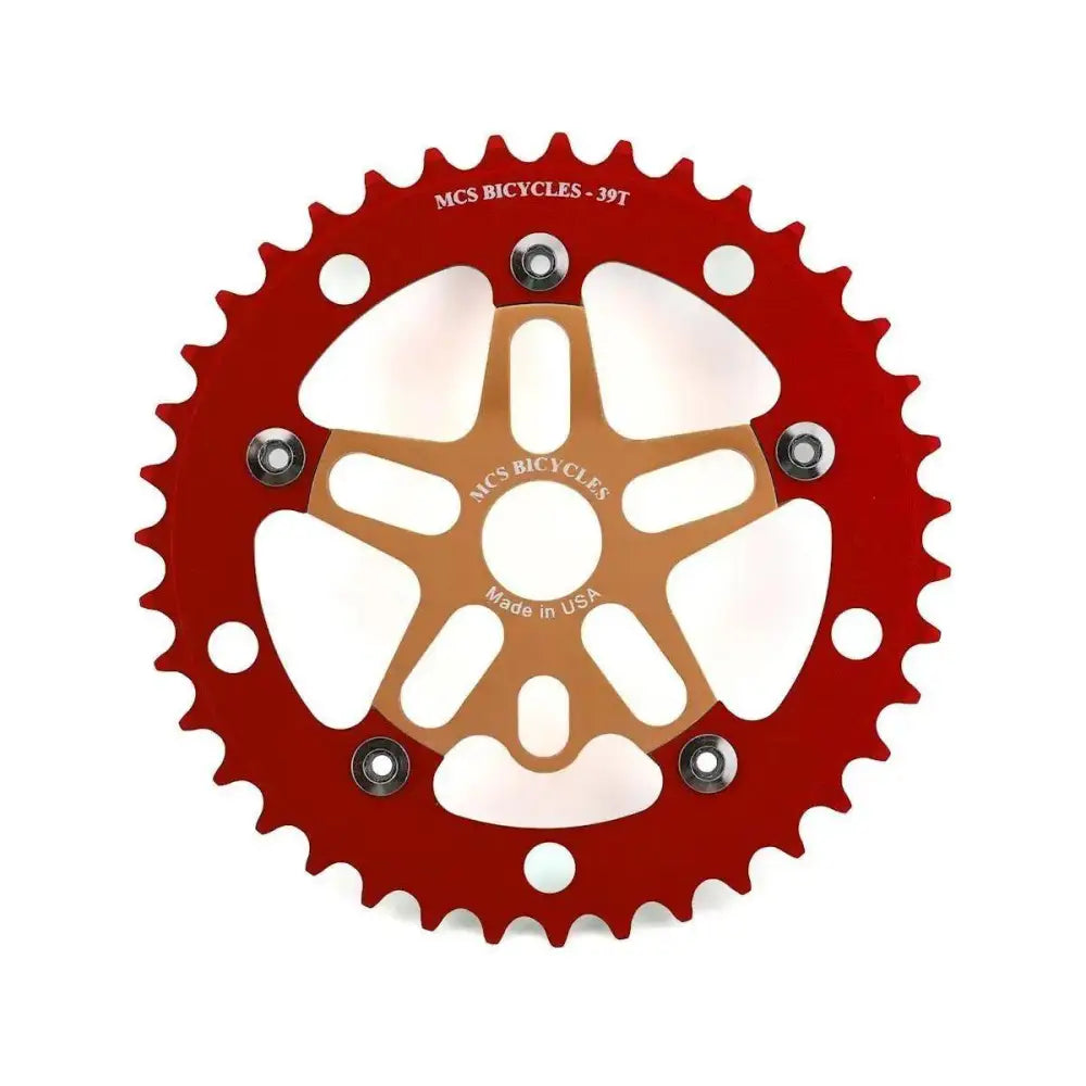 MCS Spider and Chainring Alloy Combo 5-Bolt 110 BCD - Reggies BMX