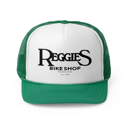 Reggies Bike Shop Trucker Hat Printify