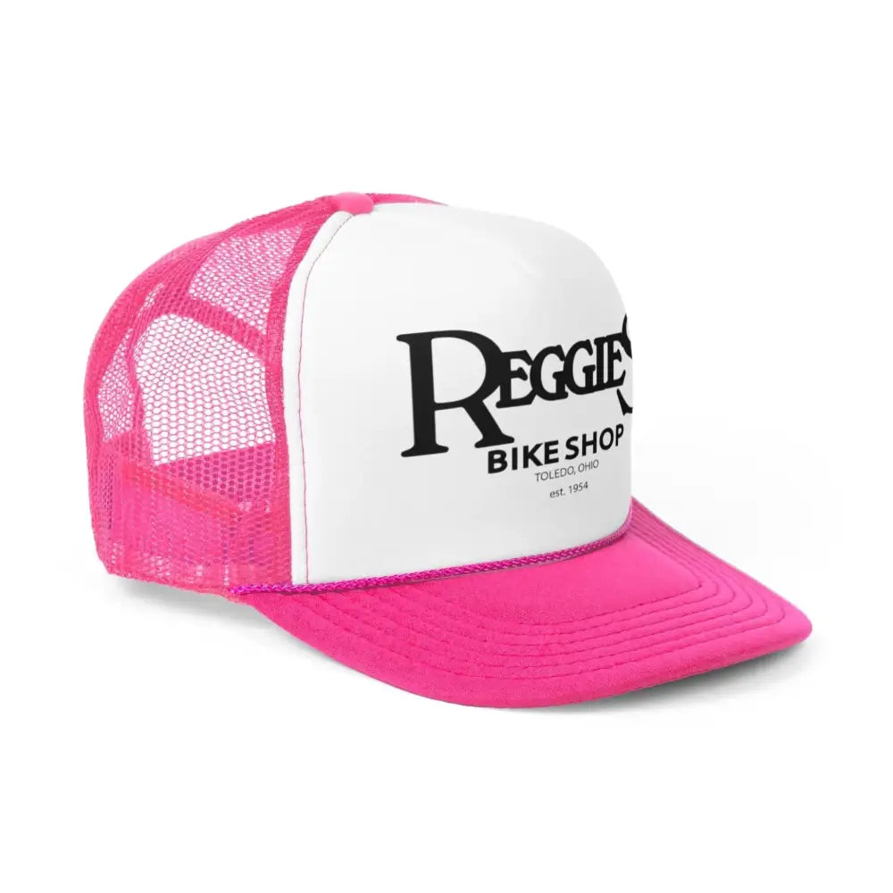 Reggies Bike Shop Trucker Hat Printify