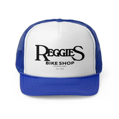 Reggies Bike Shop Trucker Hat Printify