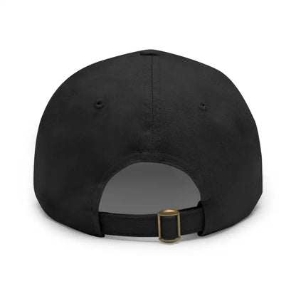 Leather Patch Dad Hat - Reggies Bike Shop Baseball Cap Printify