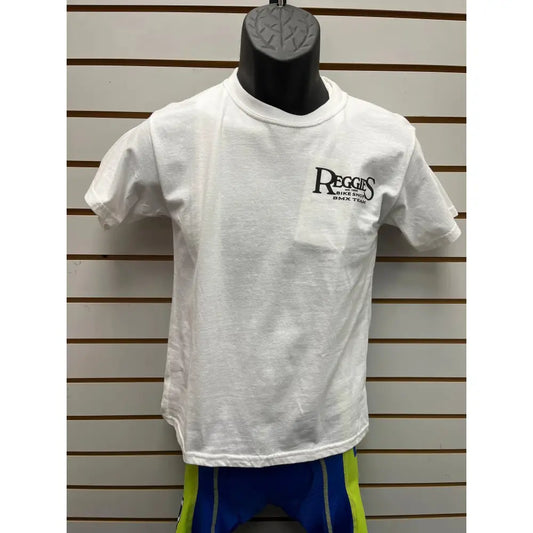 Reggie's Team Youth Short Sleeve White - Reggies BMX