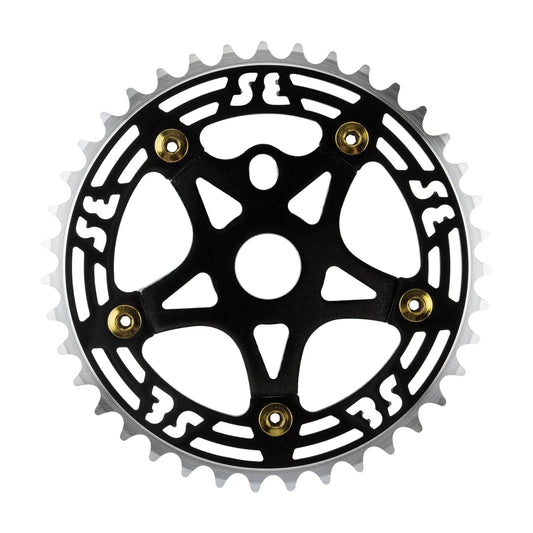 SE Bikes Chainring and Spider One Piece Alloy - Reggies BMX