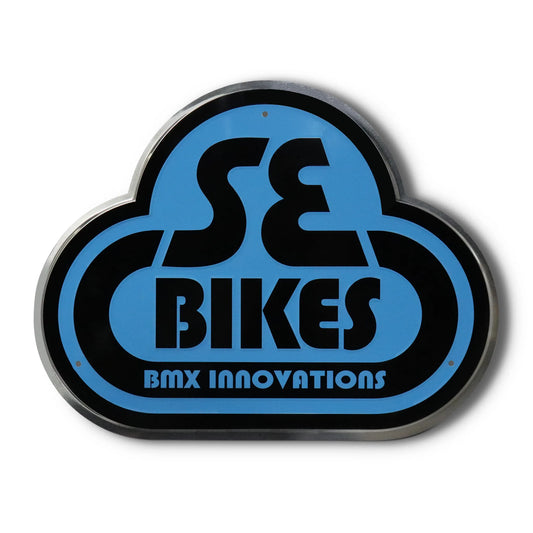 SE Bikes Bubble Die-Cut Aluminum Sign