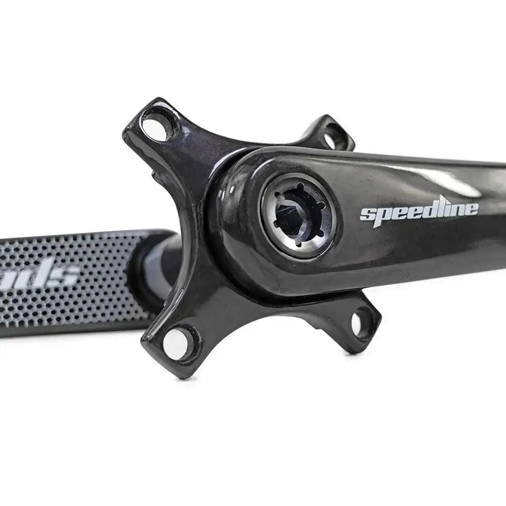 Speedline Parts Crankset Elite Carbon Hollow Carbon Fiber BMX Race - Reggies BMX