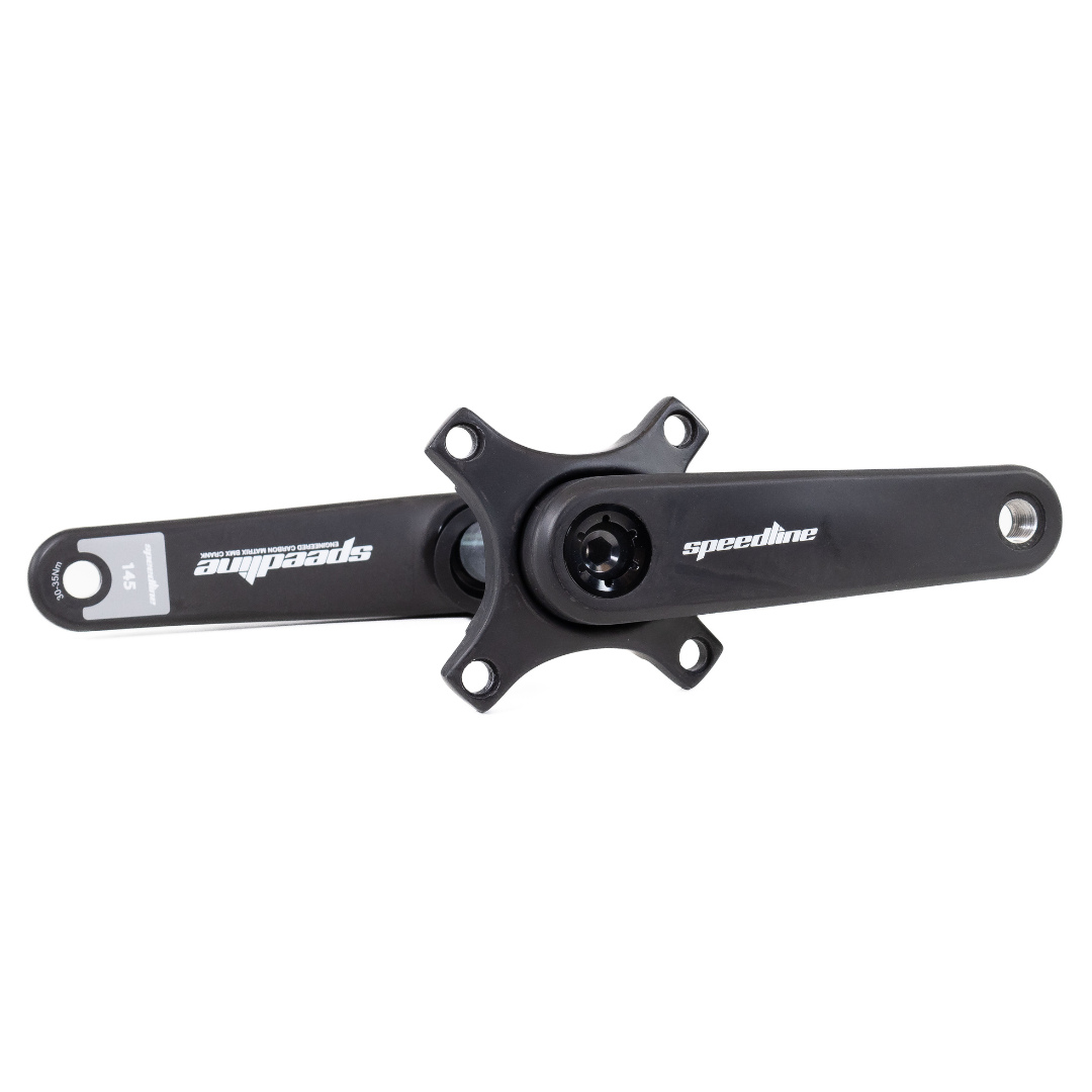 Speedline Parts Cranks Mini Carbon Hollow Carbon Fiber BMX Race Cranks