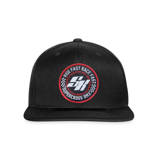 Supercross BMX Hat Speed Checks Snapback Hat