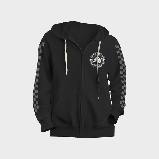 Supercross BMX Hoodie Speed Checks Full Zip