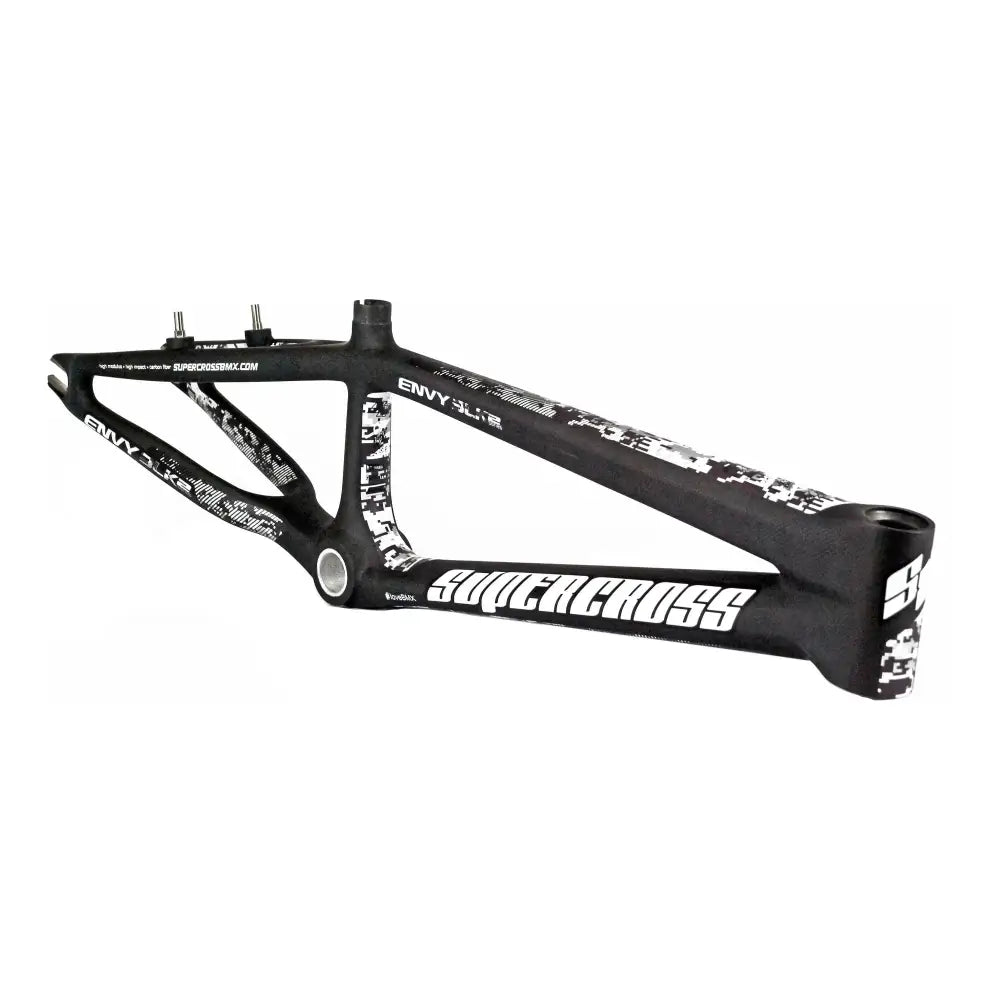 Supercross BMX Frame ENVY BLK 2 - Carbon Fiber BMX Race Frame - Reggies BMX