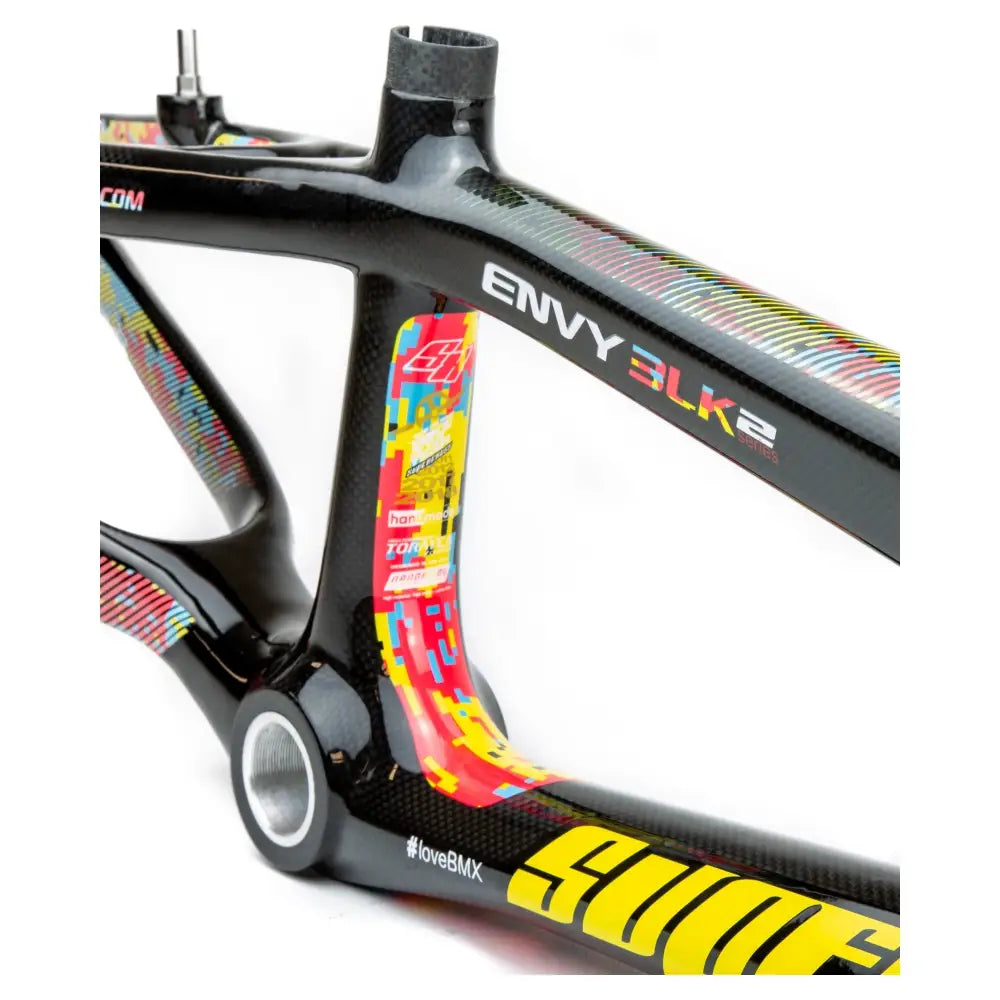 Supercross BMX Frame ENVY BLK 2 - Carbon Fiber BMX Race Frame - Reggies BMX