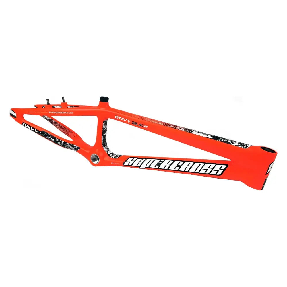 Supercross BMX Frame ENVY BLK 2 - Carbon Fiber BMX Race Frame - Reggies BMX