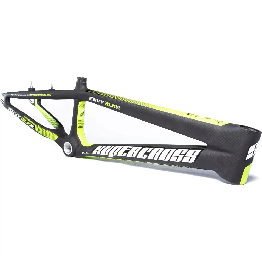 Supercross BMX Frame ENVY BLK 2 - Carbon Fiber BMX Race Frame - Reggies BMX