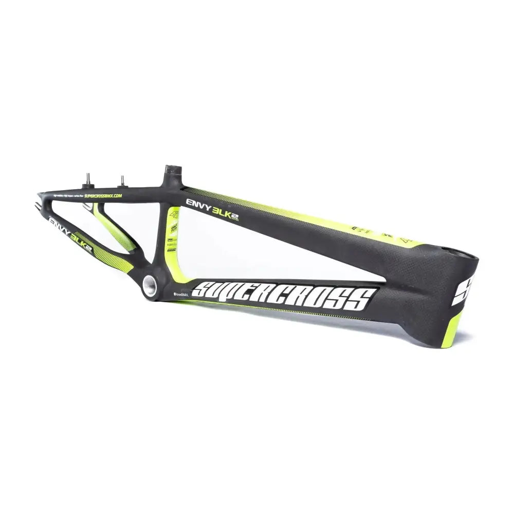 Supercross BMX Frame ENVY BLK 2 - Carbon Fiber BMX Race Frame - Reggies BMX