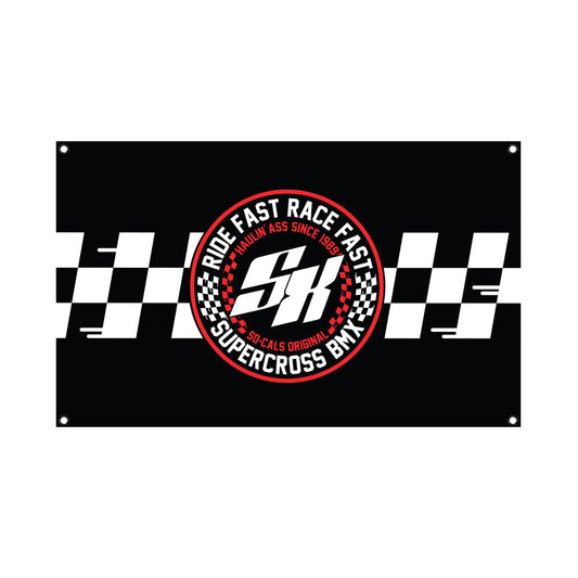 Supercross BMX |  Speed Checks 3x5 Flag Banner