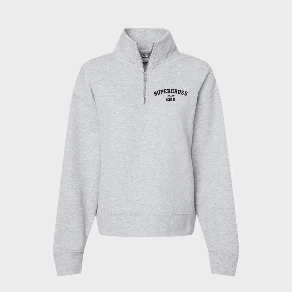 Supercross BMX Sweatshirt Quarter Zip Womens - Reggies BMX