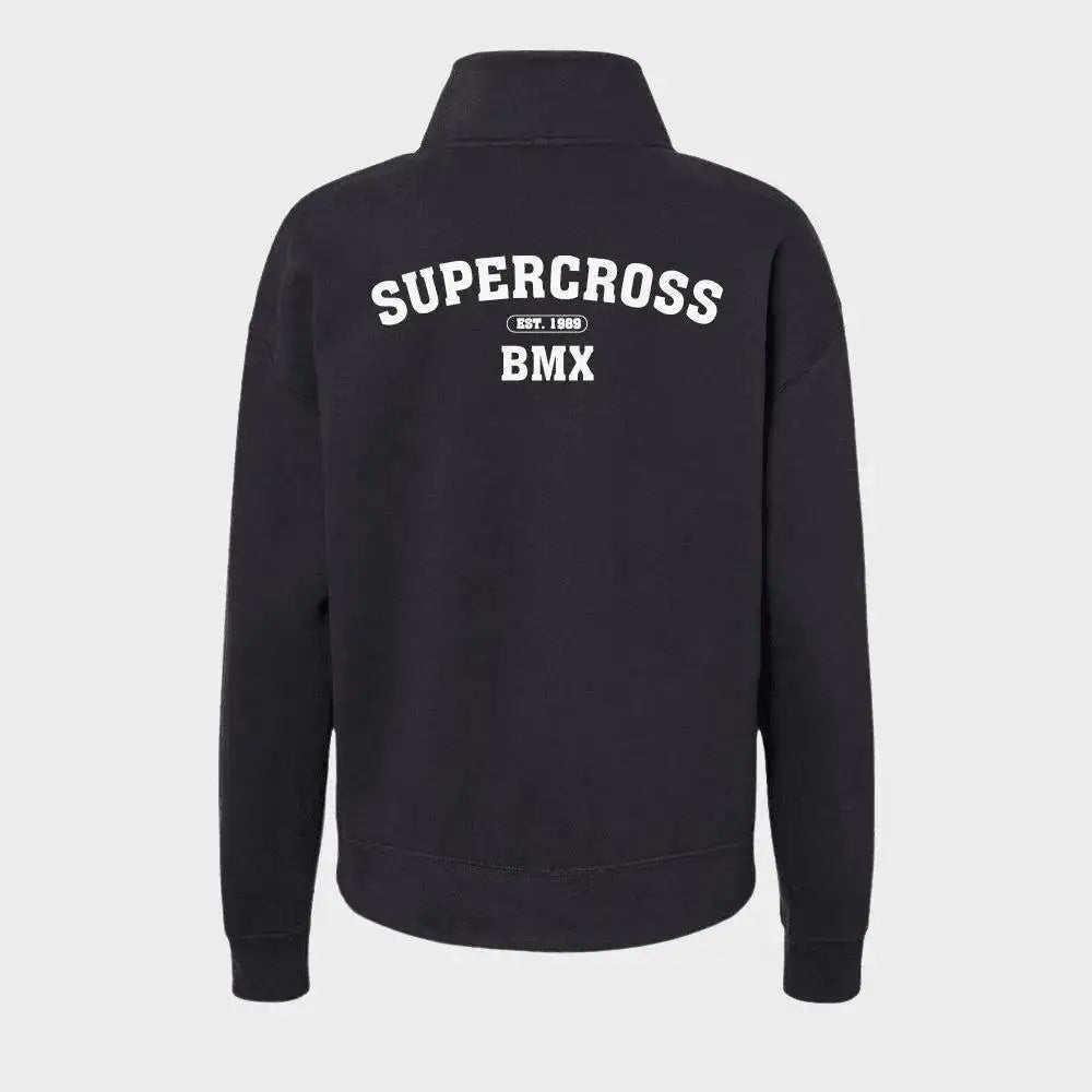 Supercross BMX Sweatshirt Quarter Zip Womens - Reggies BMX