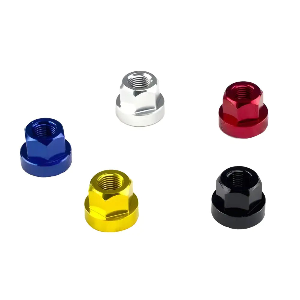 TNT Aluminum Axle Nuts 3/8" x 26 tpi - Reggies BMX